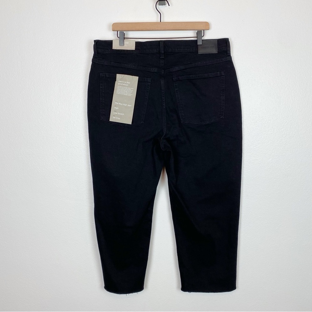 Everlane The Way High Jean Black Cropped - Picture 4 of 7